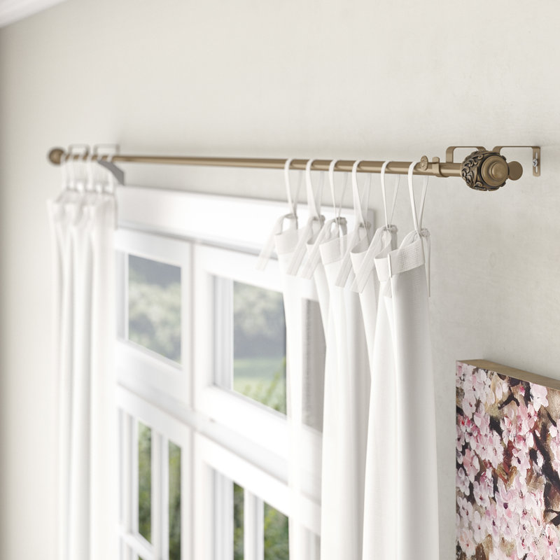 Alcott Hill® Ediline Double Curtain Rod & Reviews Wayfair